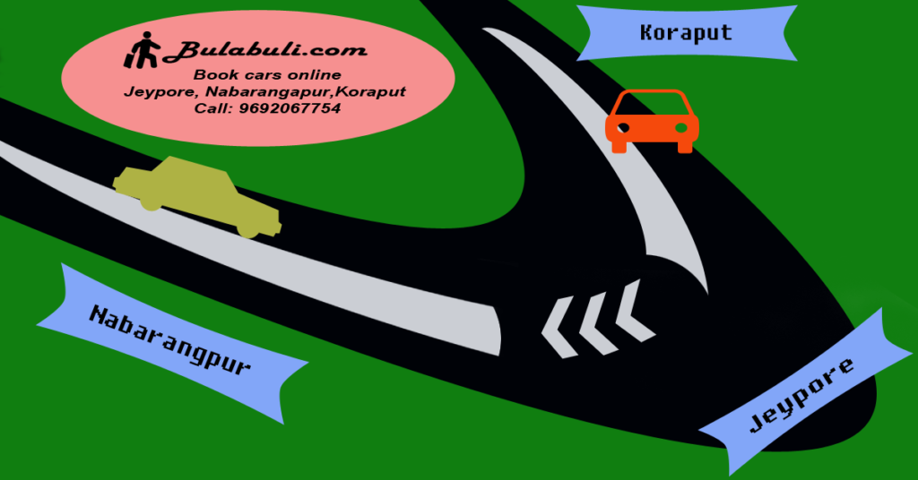 Online taxi booking in Jeypore, Nabarangpur, Koraput